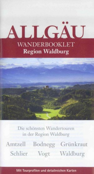 Booklet zur Rad-Wanderkarte Region Waldburg